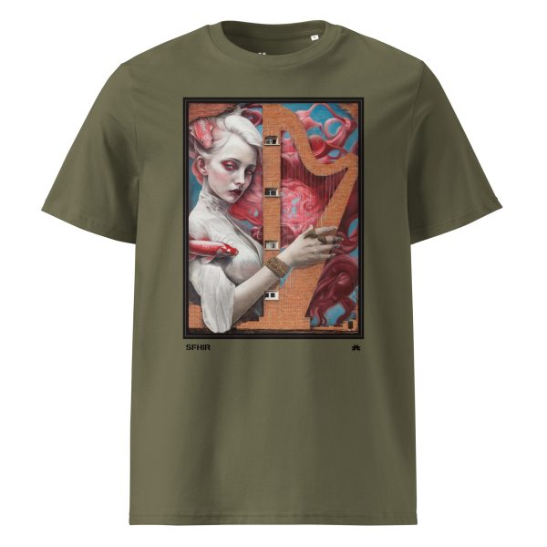 Unisex organic cotton t-shirt: Sirena - Image 2
