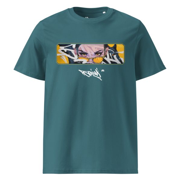 Unisex organic cotton t-shirt: Wolves at home - Image 6