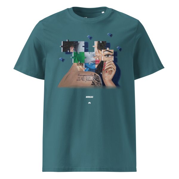 Unisex organic cotton t-shirt: Lucy - Image 2