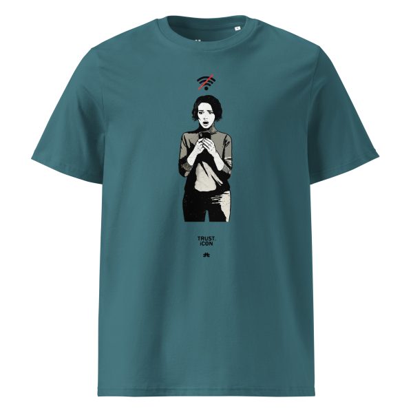 Unisex organic cotton t-shirt: Lost connection - Image 2