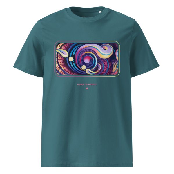 Unisex organic cotton t-shirt: Brest Mural