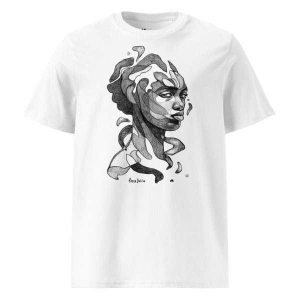 Unisex organic cotton t-shirt: Fragmentos - Image 7