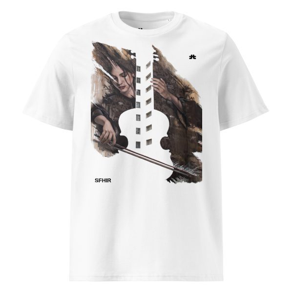 Unisex organic cotton t-shirt: Fene - Image 5
