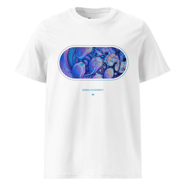 Unisex organic cotton t-shirt: Micro Center Mural - Image 8
