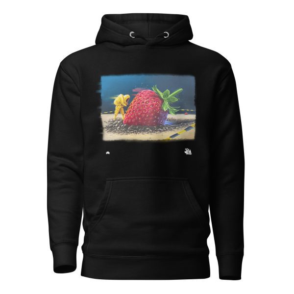 Unisex Hoodie: Sttrawberry crash landing - Image 2