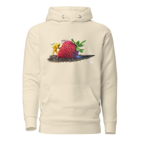 Unisex Hoodie: Strawberry crash landing
