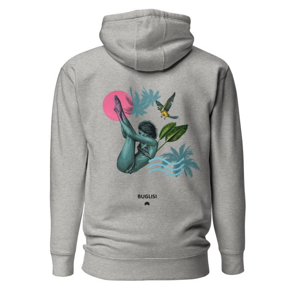 Unisex Hoodie: Pink like the sun - Image 3