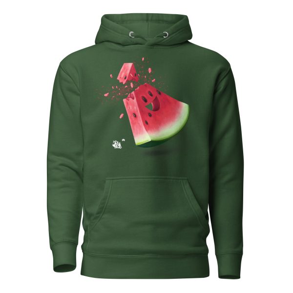 Unisex Hoodie: Watermelon - Image 3