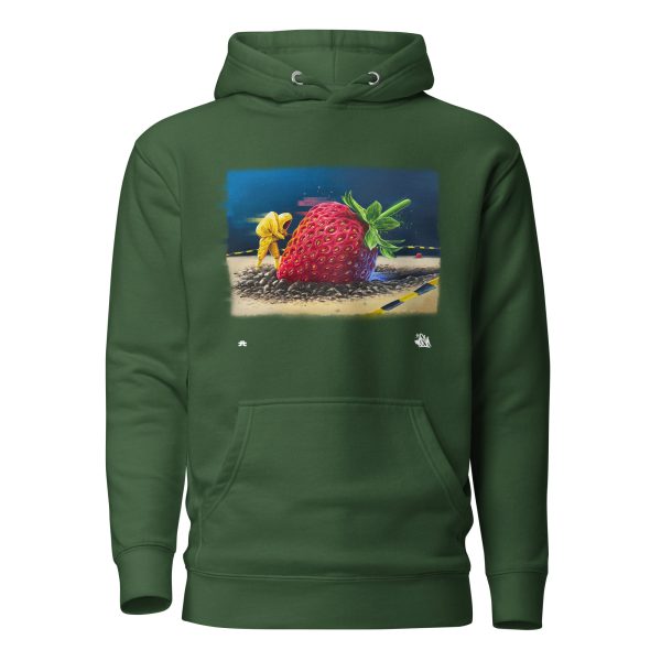 Unisex Hoodie: Sttrawberry crash landing - Image 8