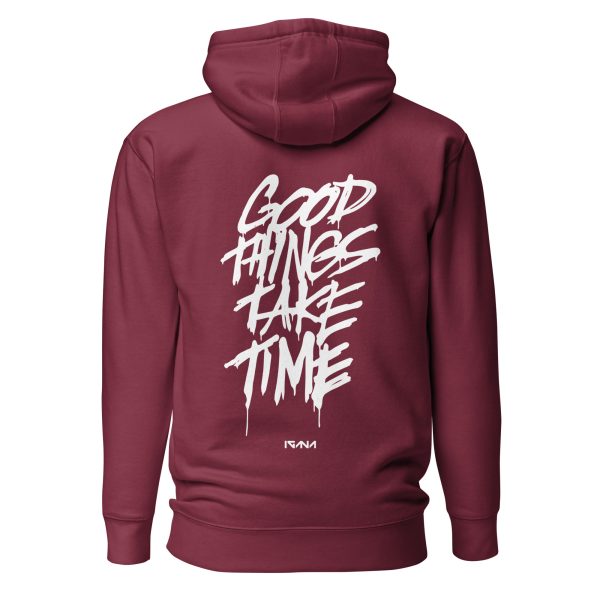 Unisex Hoodie: Good Things Take Time - Image 5