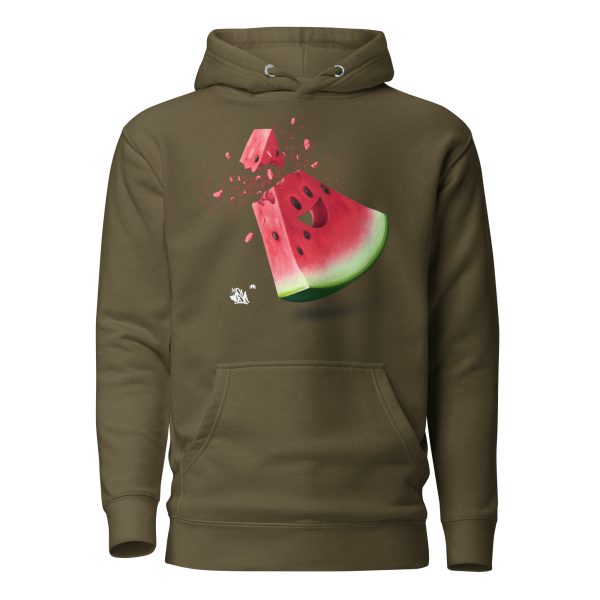 Unisex Hoodie: Watermelon - Image 4