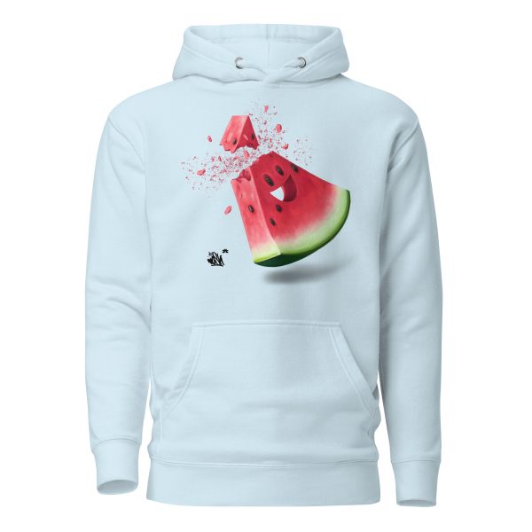 Unisex Hoodie: Watermelon - Image 3