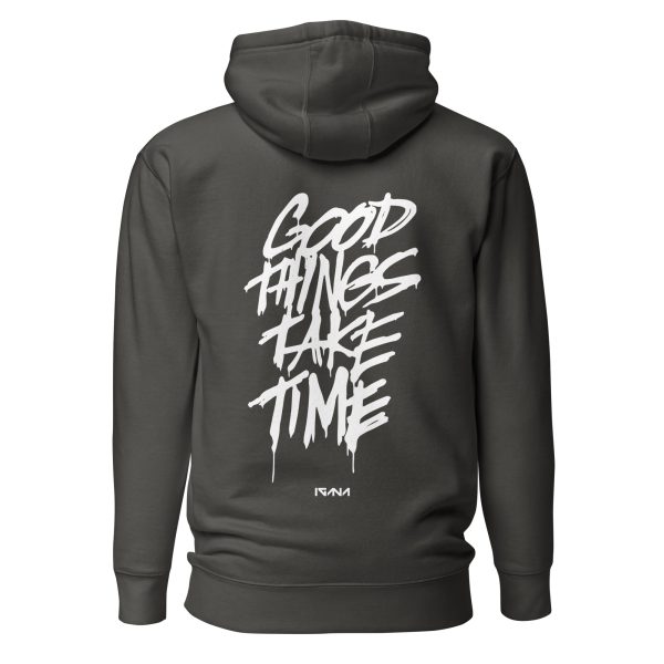 Unisex Hoodie: Good Things Take Time - Image 9