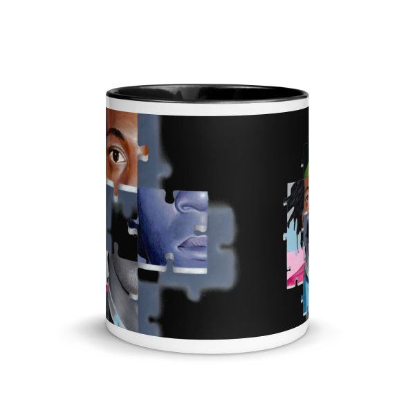 Mug with Color Inside: Basquiat - Image 3