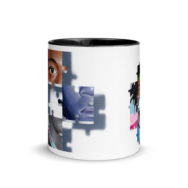 Mug with Color Inside: Basquiat - Image 3