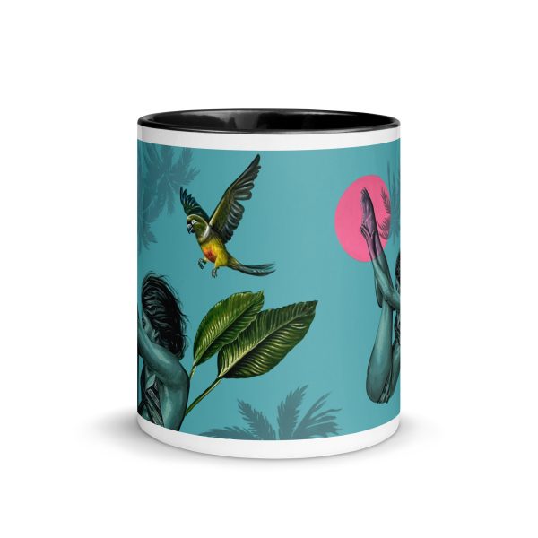 Mug with Color Inside: Pink like the sun - Image 3