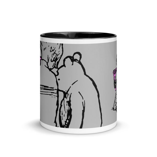 Mug with Color Inside: Honeypot - Image 3