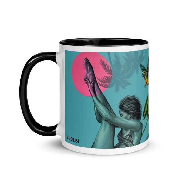 Mug with Color Inside: Pink like the sun