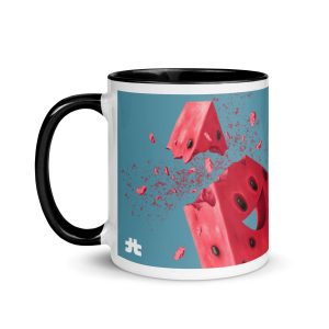 Mug with Color Inside: Watermelon