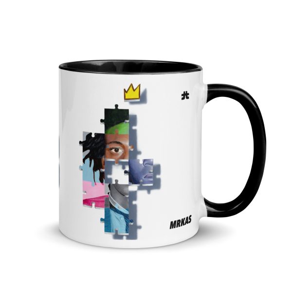 Mug with Color Inside: Basquiat - Image 2