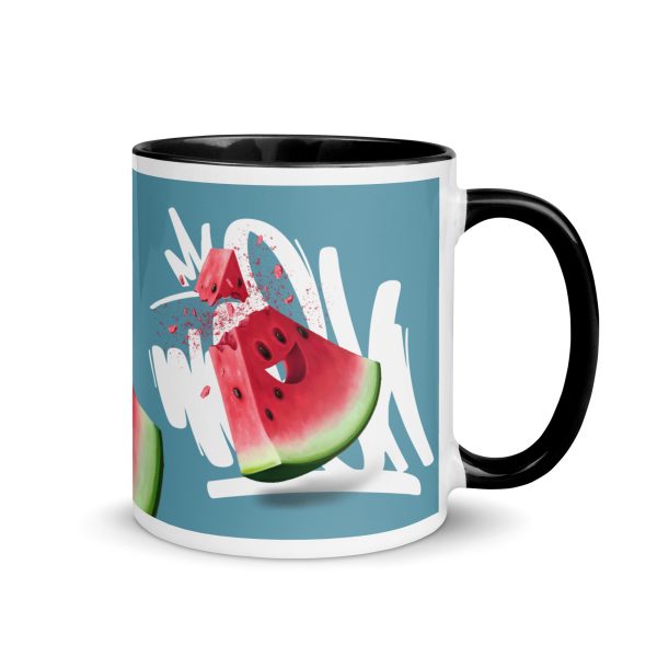 Mug with Color Inside: Watermelon - Image 2