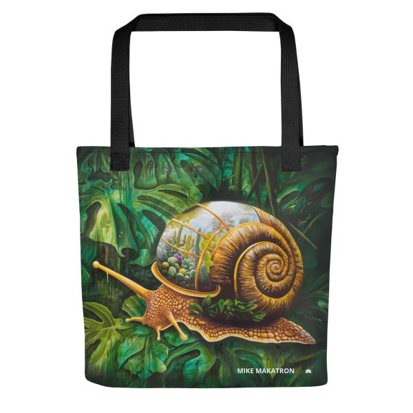 Tote bag: Snail Cactus - Image 2
