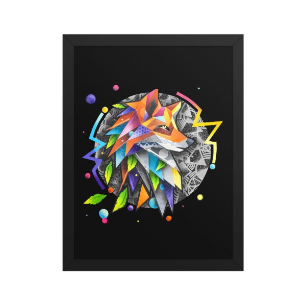 Framed matte paper poster: El zorro
