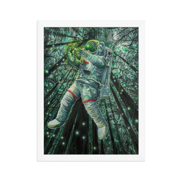 Framed matte paper poster: Astronaut - Image 2