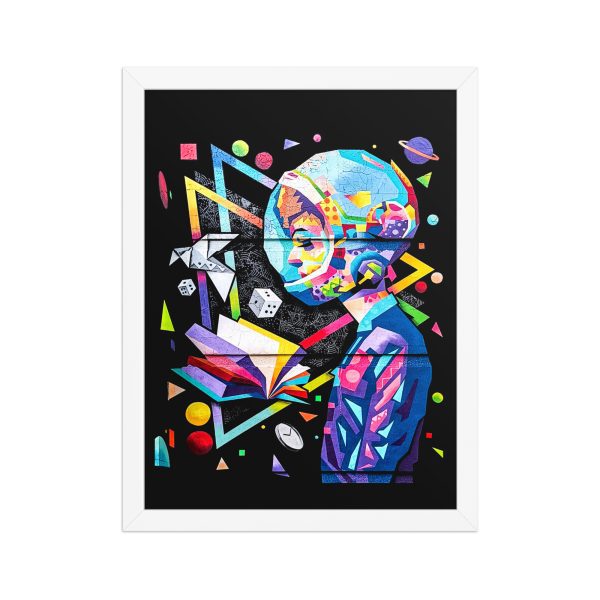 Framed matte paper poster: Knowledge oddity - Image 3
