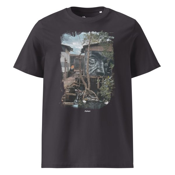 Unisex organic cotton t-shirt: Palafitas - Image 4