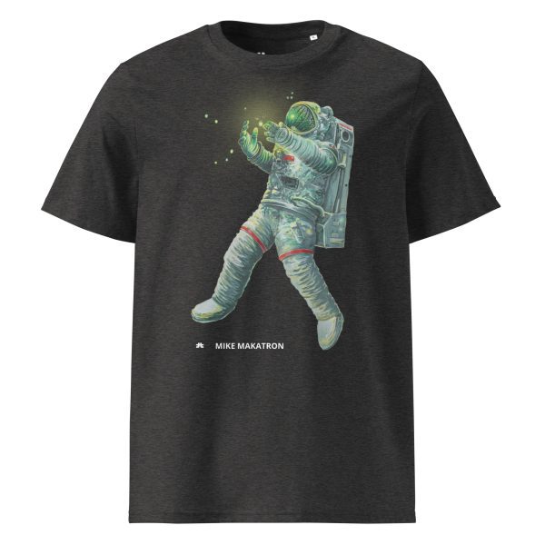 Unisex organic cotton t-shirt: Astronaut - Image 3