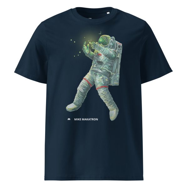 Unisex organic cotton t-shirt: Astronaut - Image 2