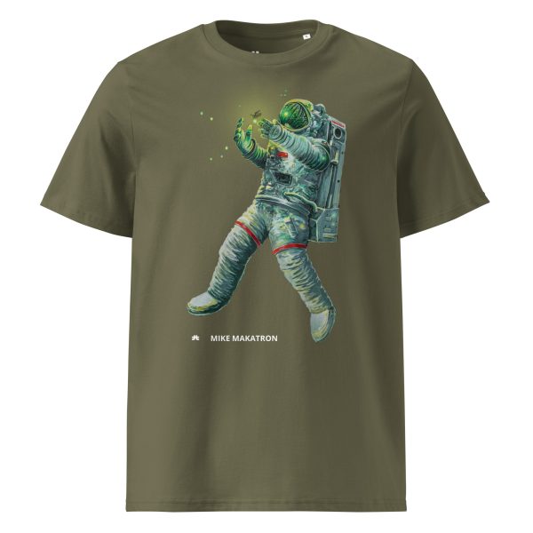 Unisex organic cotton t-shirt: Astronaut - Image 6