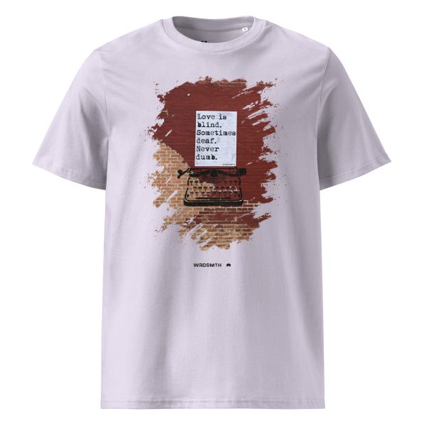 Unisex organic cotton t-shirt: blind • deaf • undumb - Image 5