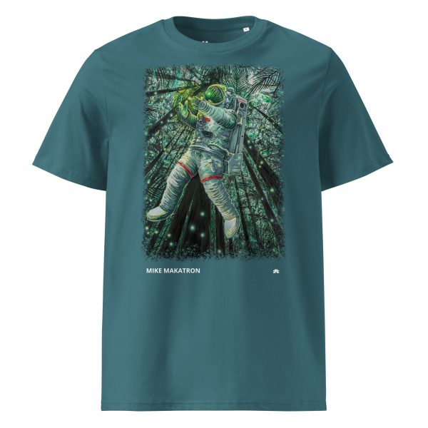 Unisex organic cotton t-shirt: Astronaut - Image 5