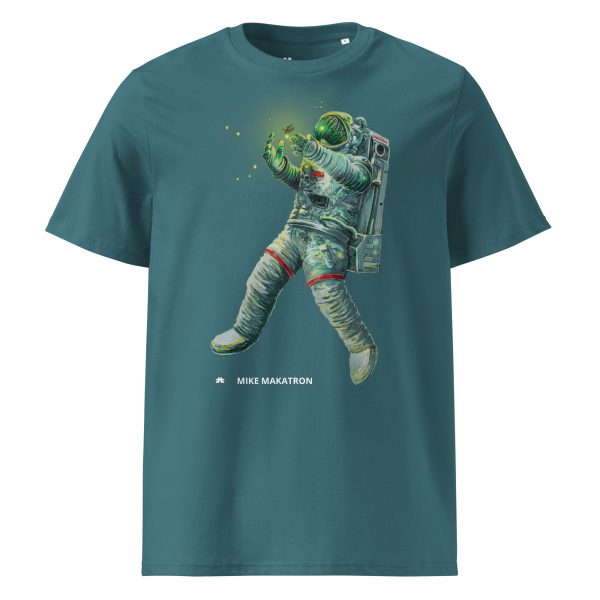 Unisex organic cotton t-shirt: Astronaut - Image 5
