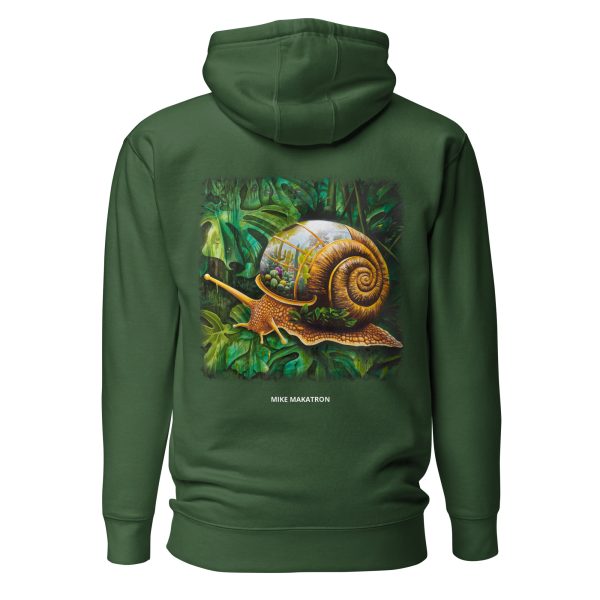 Unisex Hoodie: Snail Cactus