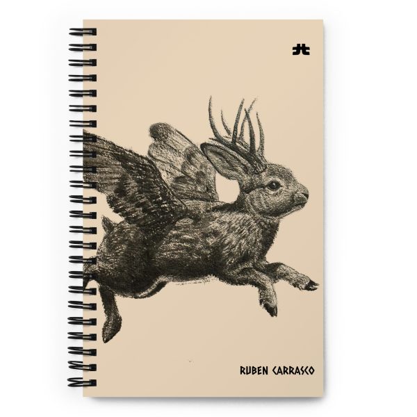 Spiral notebook: Jackalope Forest