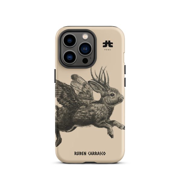 Tough Case for iPhone®: Jackalope Forest - Image 3
