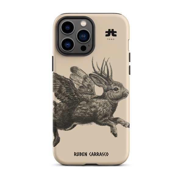 Tough Case for iPhone®: Jackalope Forest - Image 4