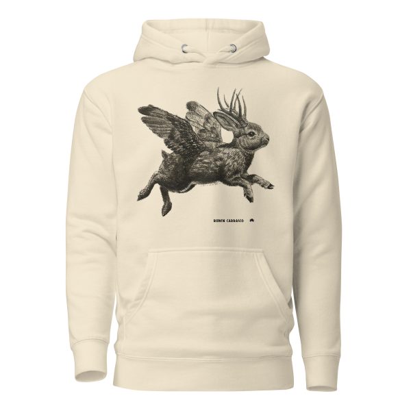 Unisex Hoodie: Jackalope Forest