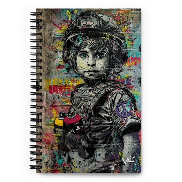 Spiral notebook: Soldat de la Couleur l