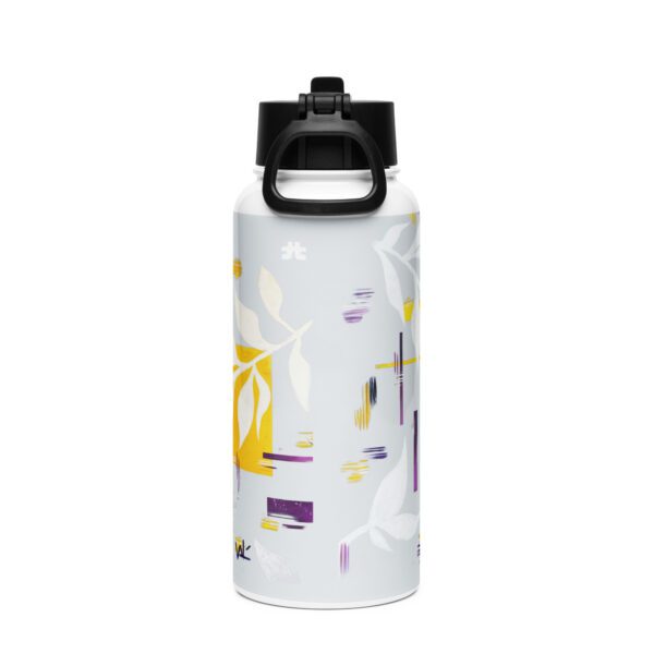 Stainless steel water bottle with a straw lid: Zen - Image 3