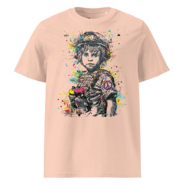 Unisex organic cotton t-shirt: Soldat de la Couleur l