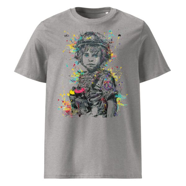 Unisex organic cotton t-shirt: Soldat de la Couleur l - Image 2
