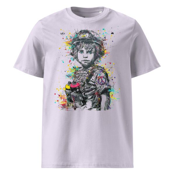 Unisex organic cotton t-shirt: Soldat de la Couleur l - Image 3