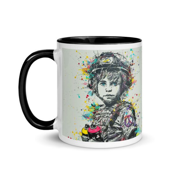 Mug with Color Inside: Soldat de la Couleur l