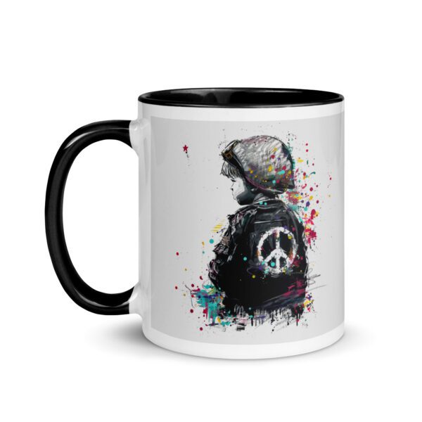 Mug with Color Inside: Soldat de la Paix