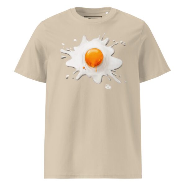 Unisex organic cotton t-shirt: Le eggesplosions (clear) - Image 2