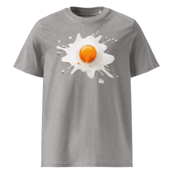 Unisex organic cotton t-shirt: Le eggesplosions (clear)